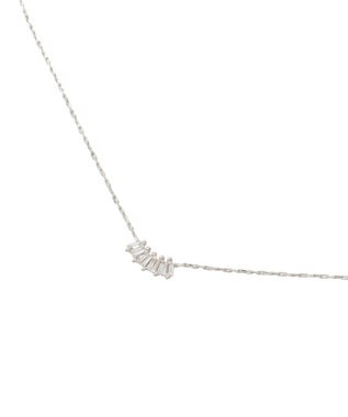 earth music&ecology プチビジューネックレス Silver