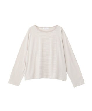 AMERICAN HOLIC シアーカラーボーダープルオーバー Light Gray