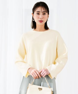 ANY SIS リブポイント ニット