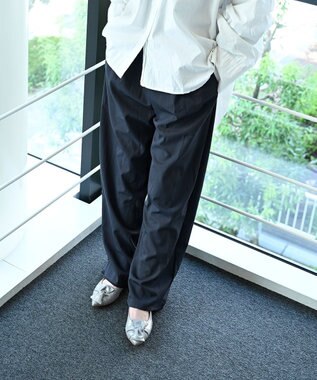 nouvelleRobe Oū 新色追加【本革・高反発】Butterfly knot ポインテッドトゥ パンプス ガンメタリック