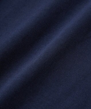 Green Parks フレンチスリーブ筆記体ロゴチュニック Navy