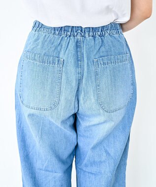 caqu FS linen easy wide リネンウエストゴムワイドストレート 3years
