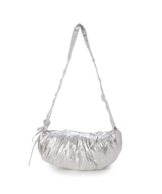 UNBILLION カシュカシュ cachecache / フリルハンドルタックショルダー シルバー