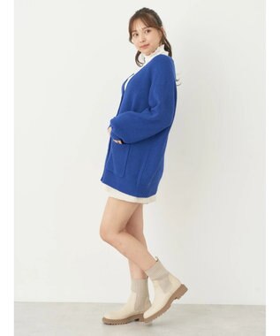 earth music&ecology 起毛レースハイネックインナー Ivory