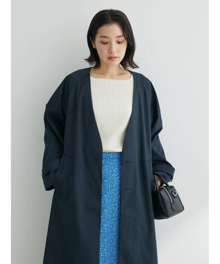 Green Parks 花粉防止　着流しコート Navy