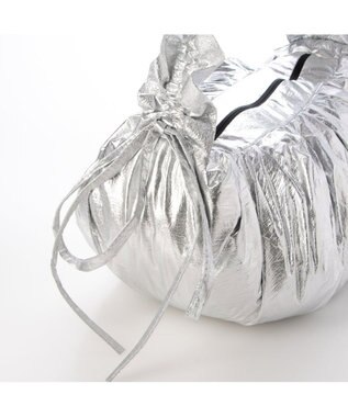 UNBILLION カシュカシュ cachecache / フリルハンドルタックショルダー シルバー