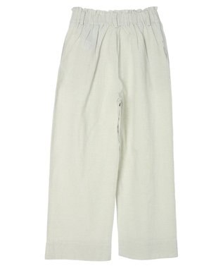 Green Parks インド 綿麻フロントタックパンツ Natural