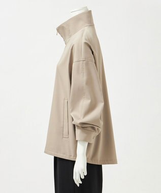 23区 【エステータ】ライトダブルクロス ブルゾン グレージュ