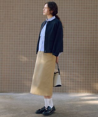 J.PRESS LADIES 【WEB限定カラーあり・一枚で着映え】COTTON TEX シャツ ブラウス ブルーストライプ系