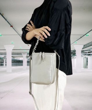style code 【ペットボトル収納可能 】本革 縦型 ポシェット スマホショルダー　お財布機能付き　