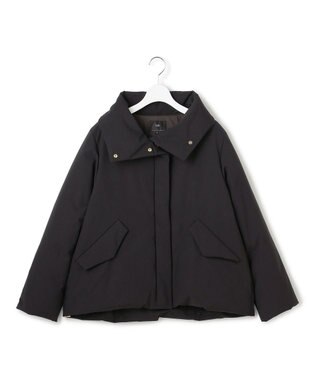 23区 L 【一部店舗限定/滝沢眞規子さん着用/撥水加工】ミリタリー Aライン ダウンコート ブラック系