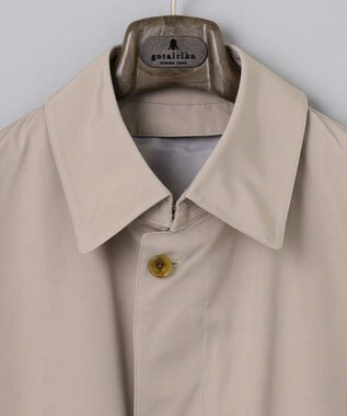 GOTAIRIKU ダウンライナー装着可【半裏仕様】コットンポリエステル ステンカラースプリングコート(25年春夏モデル) ベージュ系