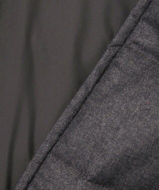 組曲 L 【洗える・2WAY】ライトタフタショートダウン グレー系5