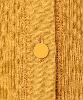 BEIGE， 【洗える・GISELe 10月号掲載】FORD / ウール配色メローヘンリーネックカットソー Mustard