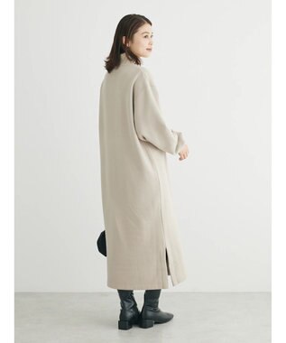 Green Parks Ｂｒｕｓｈｅｄ　裏起毛ワンピース Gray Beige