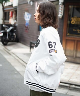 WEGO ワッペンスタジャン ホワイト