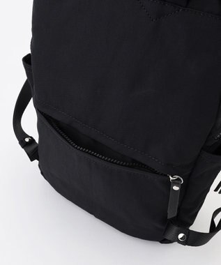 LA BAGAGERIE 【MONICA】サイドジップリュックサック ブラック