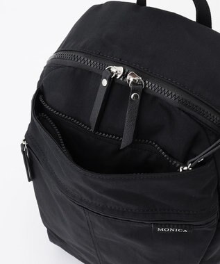 LA BAGAGERIE 【MONICA】サイドジップリュックサック ブラック