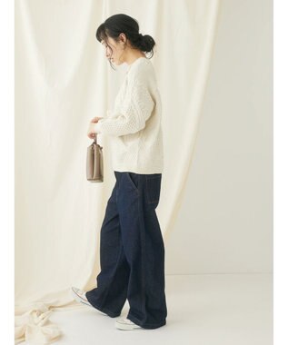 CRAFT STANDARD BOUTIQUE リサイクルポリエステルパッチワークプルオーバー Ivory