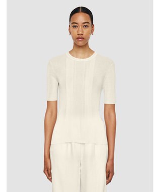 クリスピーレーヨン　ショートスリーブニット