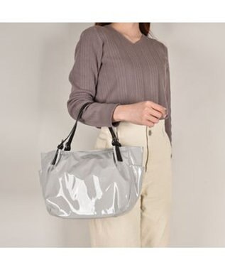 LA BAGAGERIE プリュイ タックトート Sサイズ ライトグレー