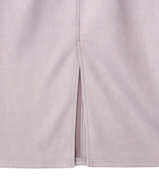 Green Parks なめらかタッチスウェード調Ｉラインスカート Lavender