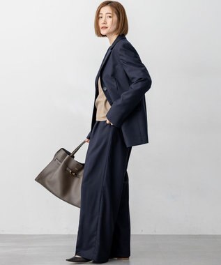 23区 【セットアップ対応】TWサキソニー シングル ジャケット ネイビー系