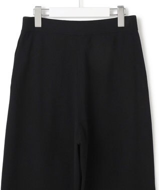 23区 S 【VERY9月号掲載/洗える/吊り干しOK】ヴィスコースストレッチ ワイド パンツ ブラック系