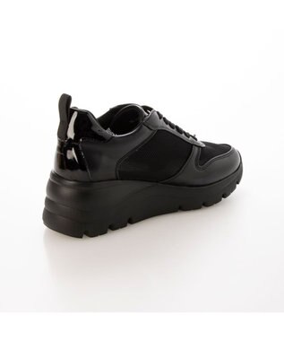 ing <ing>【WEB限定】厚底メッシュスニーカー ブラック