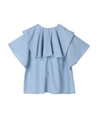 earth music&ecology ビッグカラーチェーンブラウス Sax