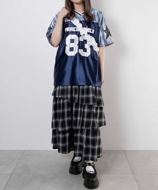 WEGO コードデザイン厚底ボリュームシューズ ブラック