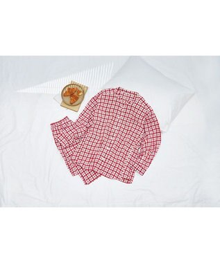 ワコール／睡眠科学 パジャマ 長袖 長ズボン 綿100%(本体) あったか レディース YDW470 睡眠科学／ワコール レッド