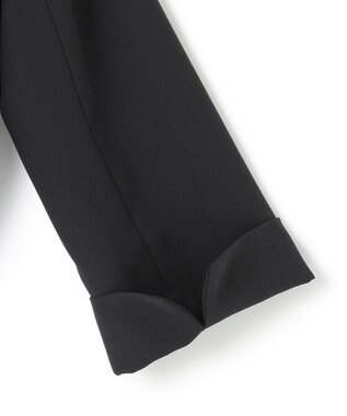 23区 L 【APPLAUDIR】バックサテンジョーゼット ジャケット ブラック系