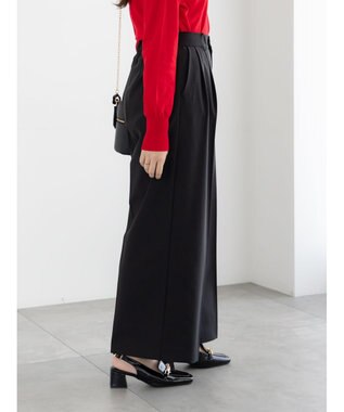Te chichi TRツイル2タックワイドパンツ《2025winter catalog item》 ブラック
