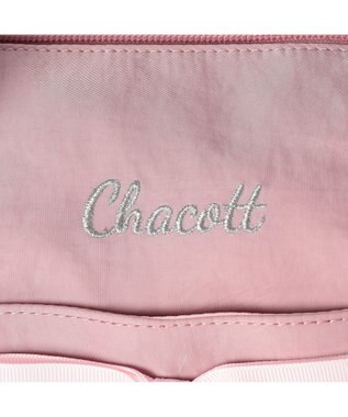 Chacott リボンミニ２WAYバッグ グレイッシュローズ