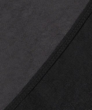 uncrave シアー オーガンジー ペプラム トップス ブラック（久慈暁子さん着用）