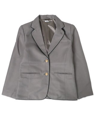 WEGO 【SCHOOLITEM】スクールパイピングブレザー グレー