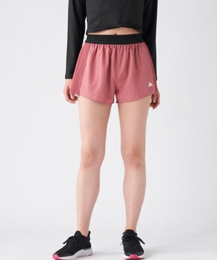 OP／FILA 【Kappa】プリーツ スポーツショートパンツ ダークピンク