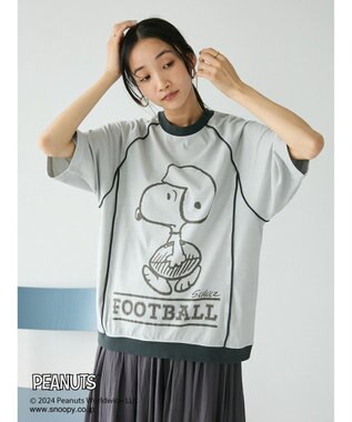 CRAFT STANDARD BOUTIQUE 【ユニセックス】PEANUTS/スヌーピー 切り替えTシャツ