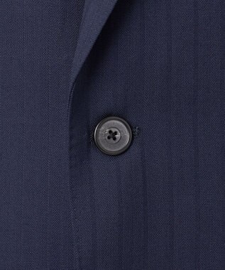 GOTAIRIKU シワになりにくい【御幸毛織/みゆきけおり】DRY SPINNER(ドライスピナー)スーツ（ネイビーストライプ） ネイビー系1