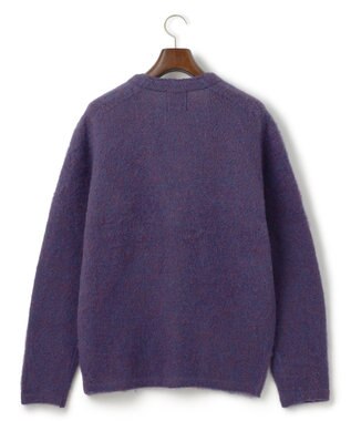 J.PRESS MEN 【J.PRESS ORIGINALS】Shaggy Dog Sweater Cardigan / Japan Made パープル系