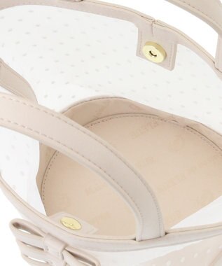 Maison de FLEUR メッシュチュールバッグ Pink Beige