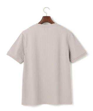 J.PRESS MEN シンプルかつアクセントの効いたデザインが魅力【UVカット / 吸水速乾】【J.PRESS PREMIUM JERSEY】リンクスチドリTシャツ ライトグレー系