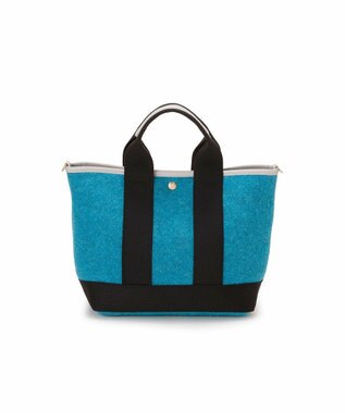 TOPKAPI 【Breath TOPKAPI】イタリアンフェルト ショルダー付 B5 トートバッグ M ターコイズブルー