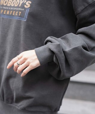 WEGO ヴィンテージライクピグメントスウェット 柄1