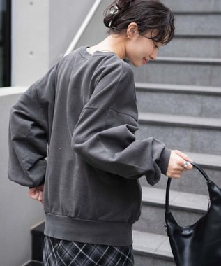 WEGO ヴィンテージライクピグメントスウェット 柄1