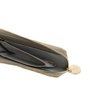 LANVIN en Bleu メラニー キーリング付きマルチケース グレージュ