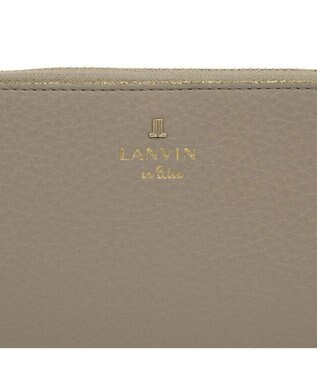 LANVIN en Bleu メラニー キーリング付きマルチケース グレージュ