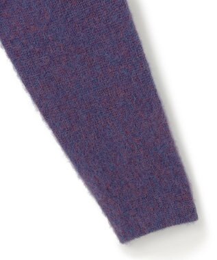 J.PRESS MEN 【J.PRESS ORIGINALS】Shaggy Dog Sweater Cardigan / Japan Made パープル系