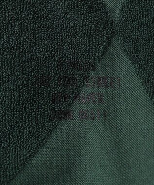 J.PRESS MEN アーガイルワントーンリンクス ロングスリーブ Tシャツ グリーン系